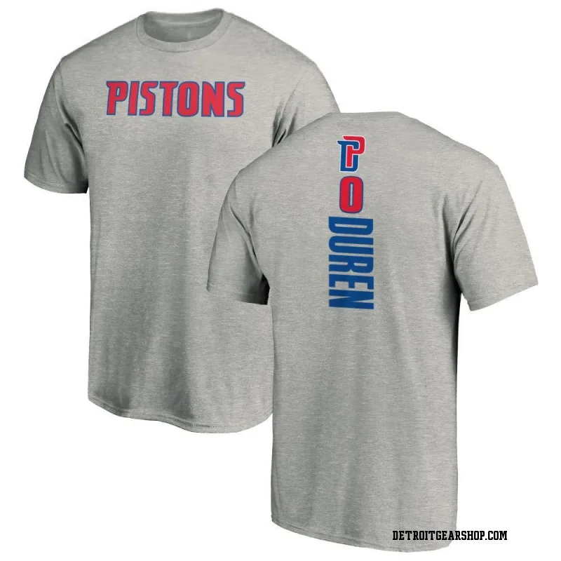 Royal Men's Jalen Duren Detroit Pistons Backer T-Shirt